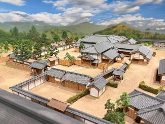 高瀬御茶屋の模型