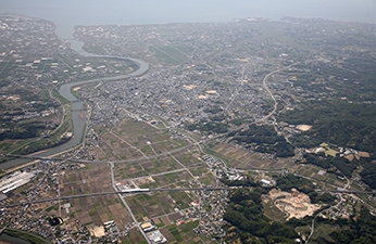 上空写真